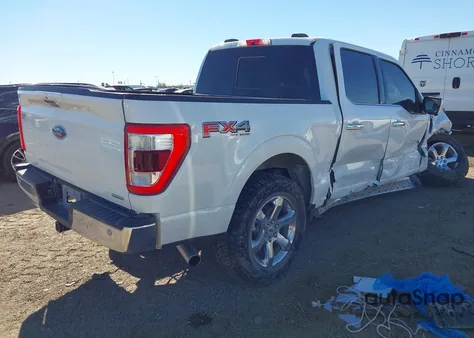 2022 Ford F-150 Lariat from USA, damaged, VIN 1FTFW1E85NFC25046